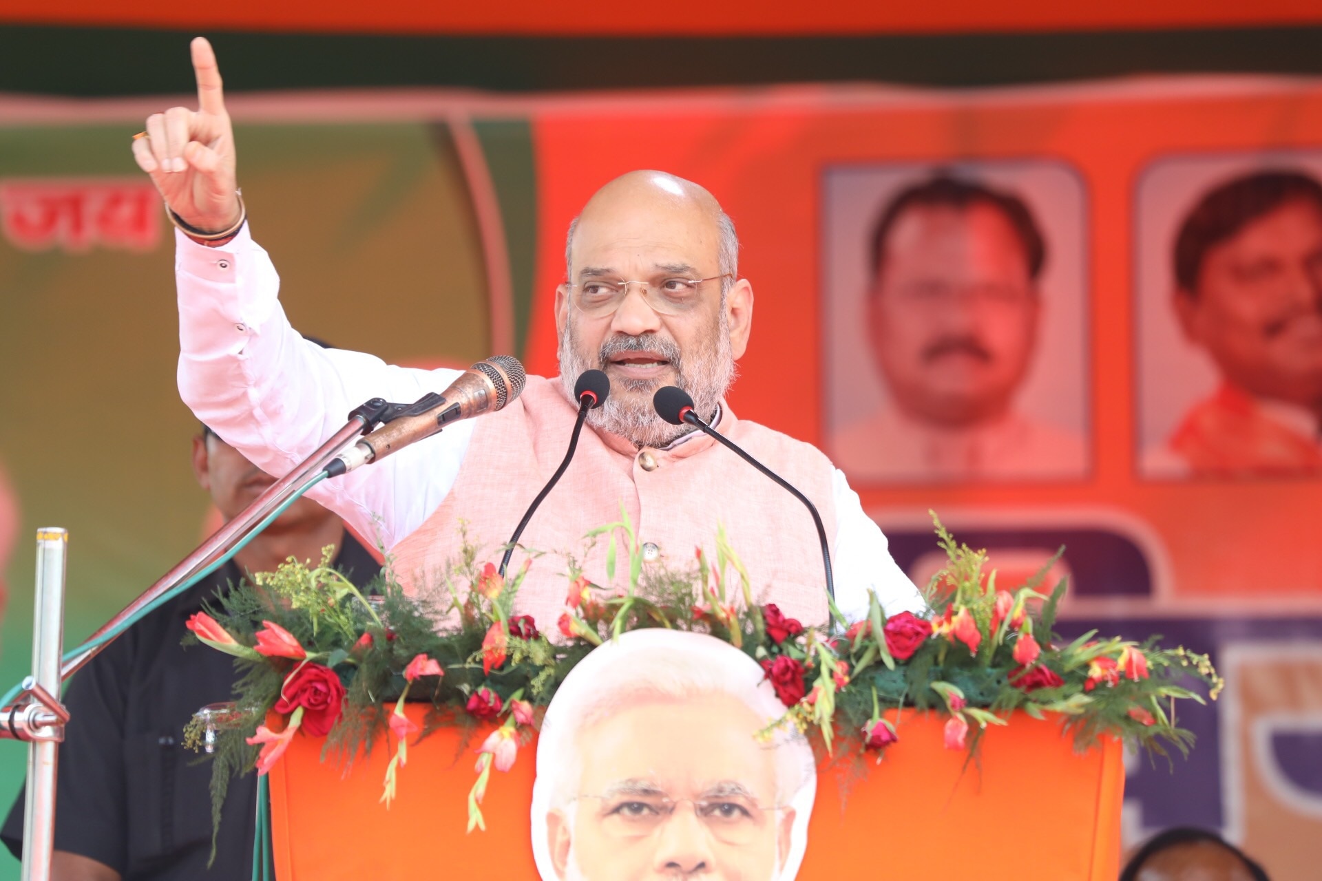 BJP National President Shri Amit Shah Addressing A Public Meeting In