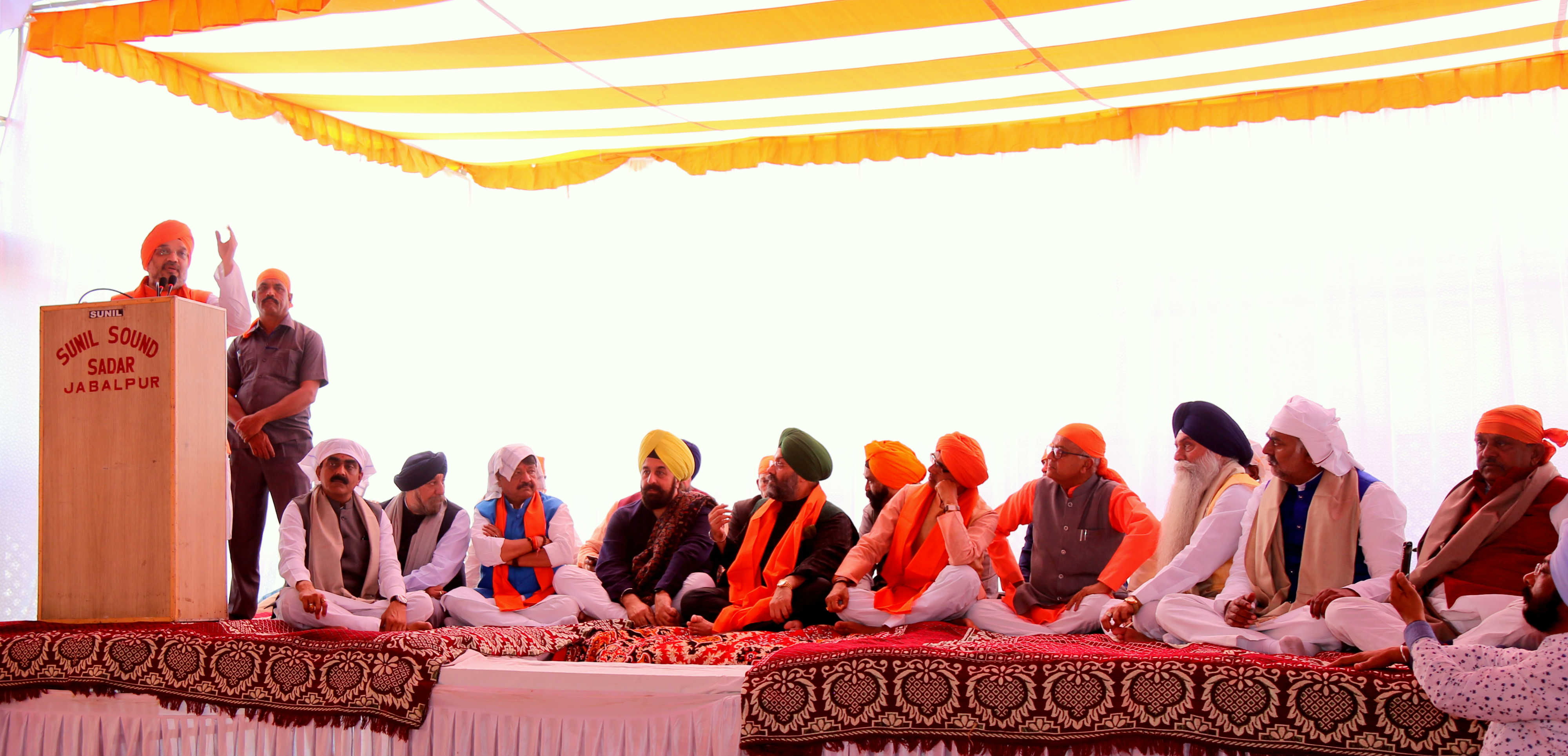 Salient points of speech by BJP National President, Shri Amit Shah addressing a public program on 350th Prakash Utsav of Shri Guru Gobind Singh in Jabalpur, Madhya Pradesh