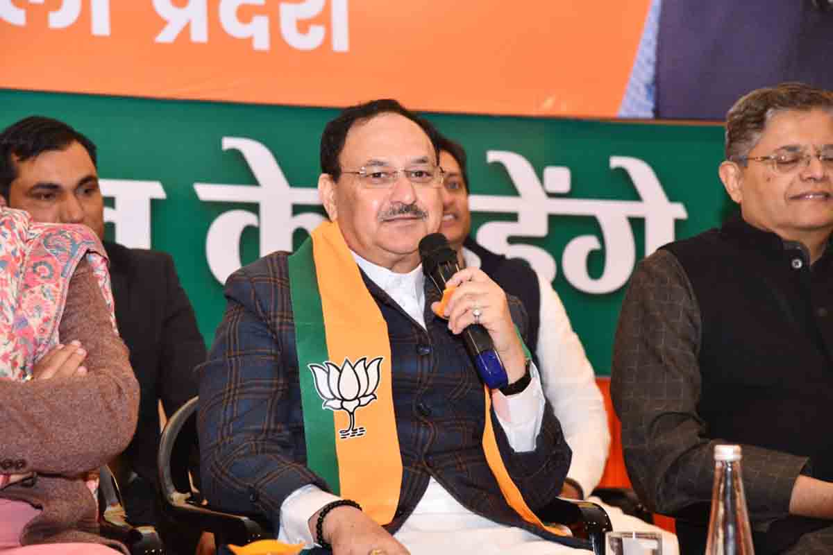 Hon'ble BJP National President Shri J.P. Nadda chaired meeting of Election Management Departments in New Delhi