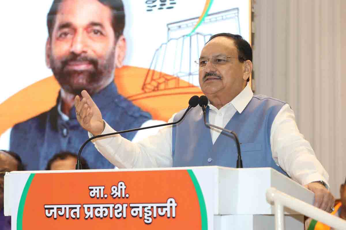 Hon’ble BJP National President Shri J.P. Nadda while addressing Intellectuals Meet in Thane (Maharashtra)