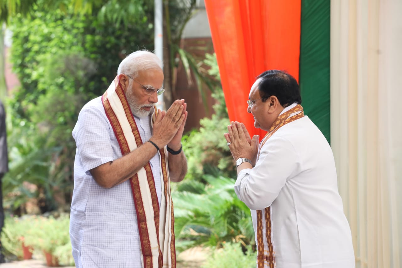 BJP ruled states Chief Ministers Council at BJP HQ, 6A DDU Marg, New Delhi