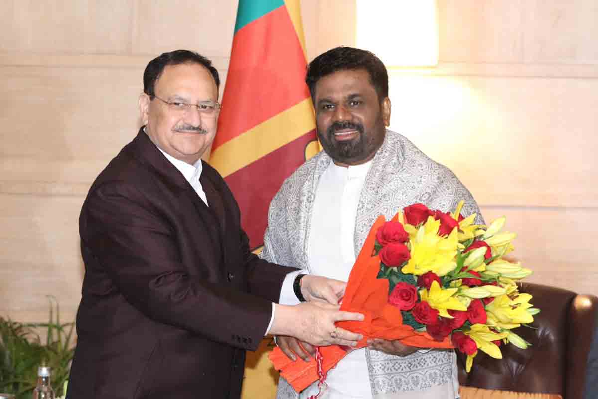 Hon'ble BJP National President Shri J.P. Nadda Met and interacted with H.E. Mr. Anura Kumara Dissanayake, President of the Democratic Socialist Republic of Sri Lanka, in New Delhi as part of the 'Know BJP' initiative.