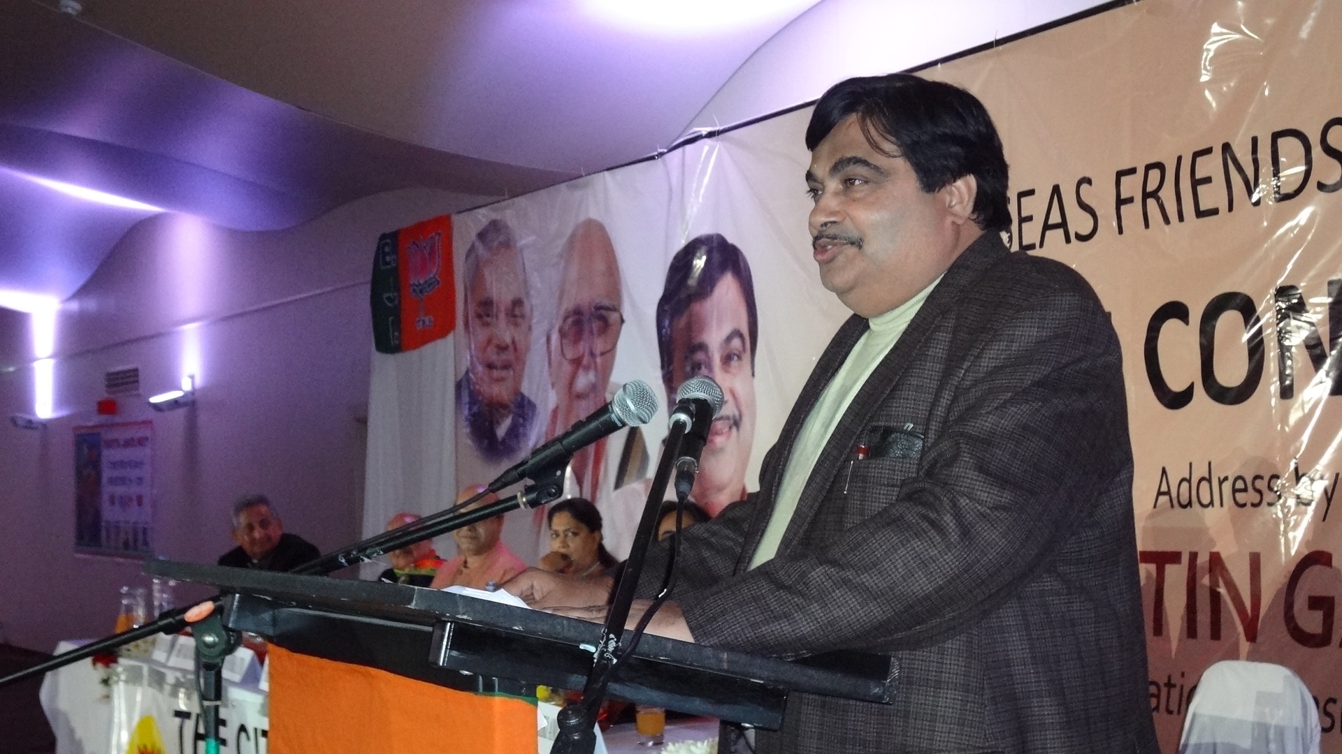 BJP National President, Shri Nitin Gadkari addressing Overseas Friends of BJP Convention in London on July 17, 2011