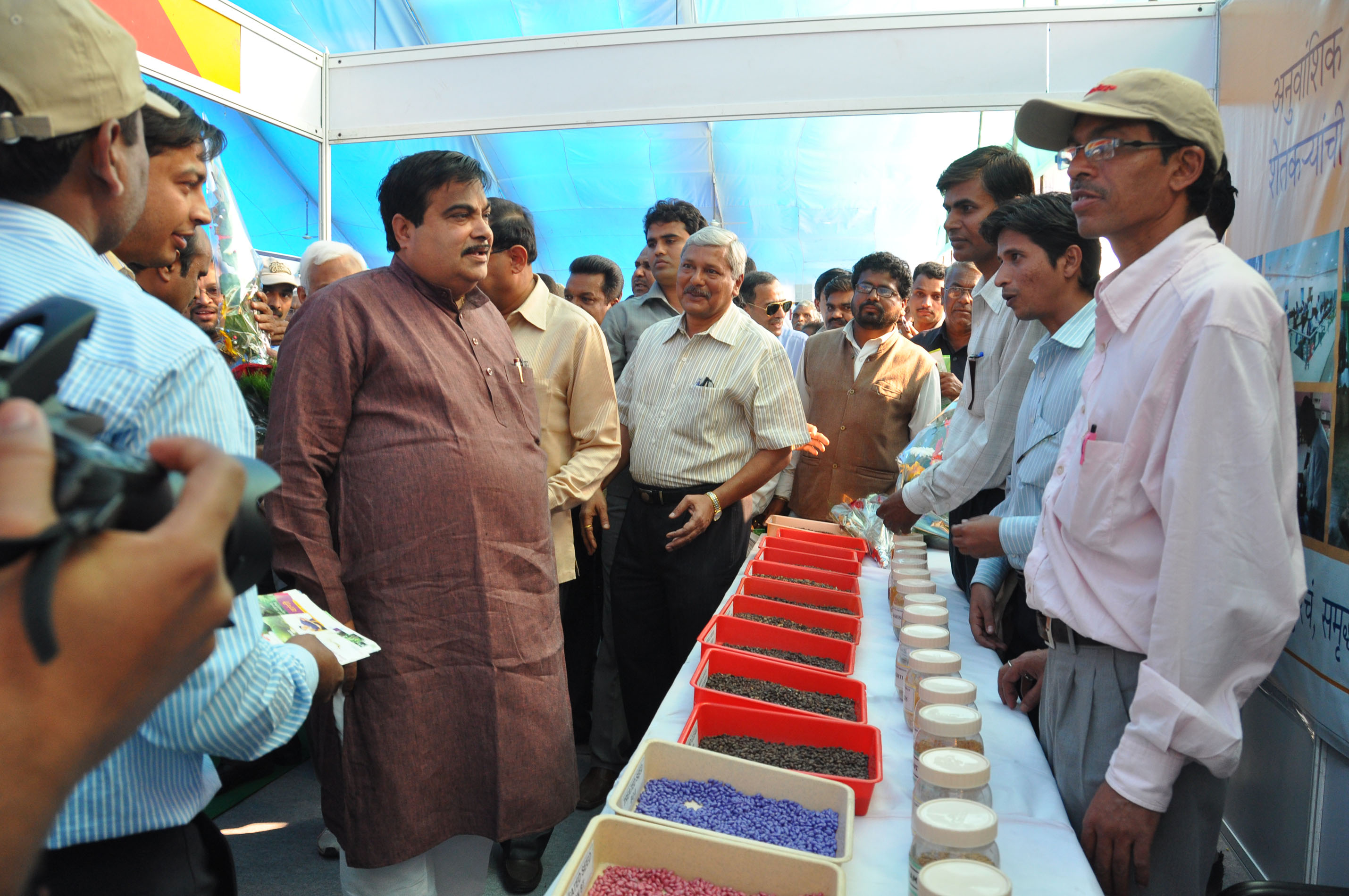 Shri Nitin Gadkari on Agrovision Exhibition at Nagpur on March 05, 2011