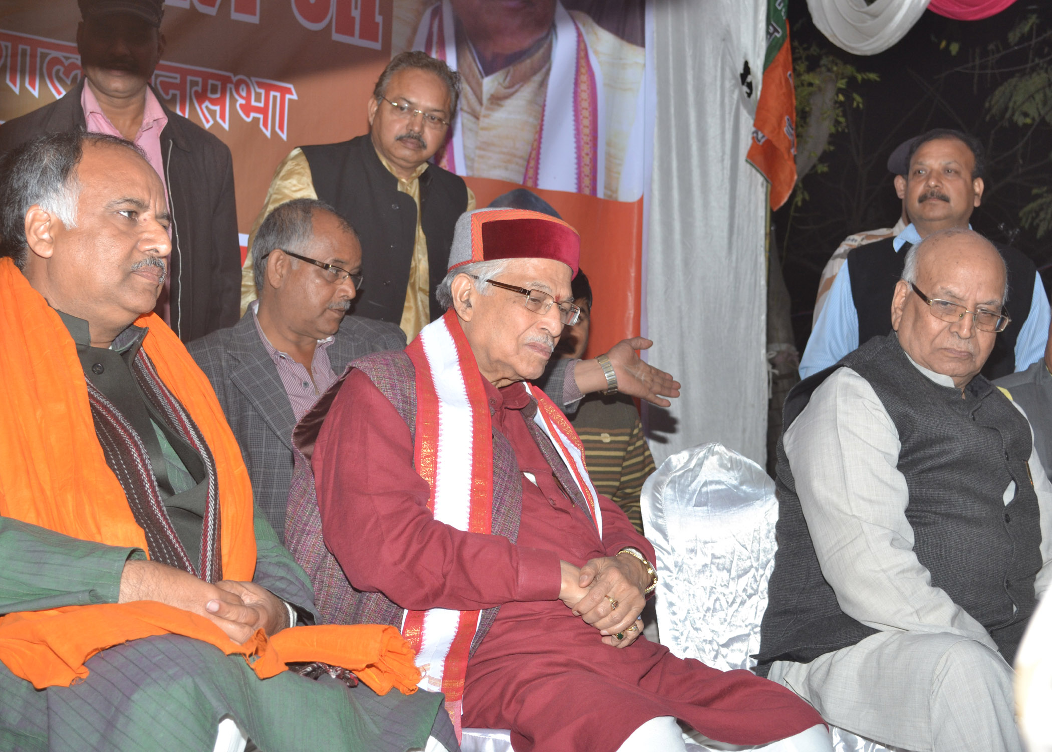 Dr. Murli Manohar Joshi, Former National President Addressing A Public 