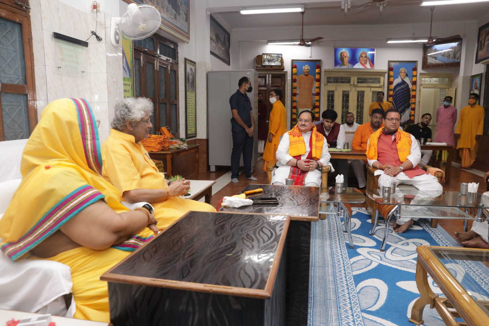 BJP National President Shri J.P. Nadda visited Akhil Vishv Gayatri ...