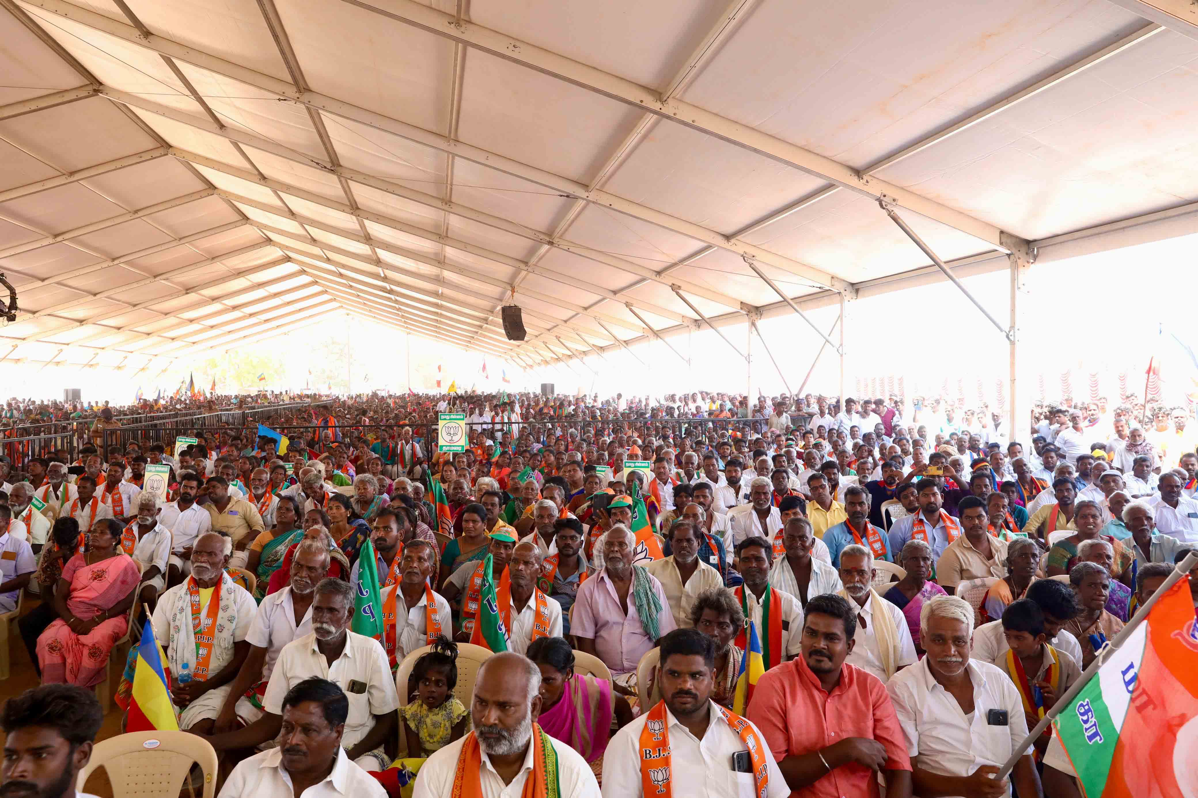 Hon'ble BJP National President Shri J.P. Nadda addressing a public ...