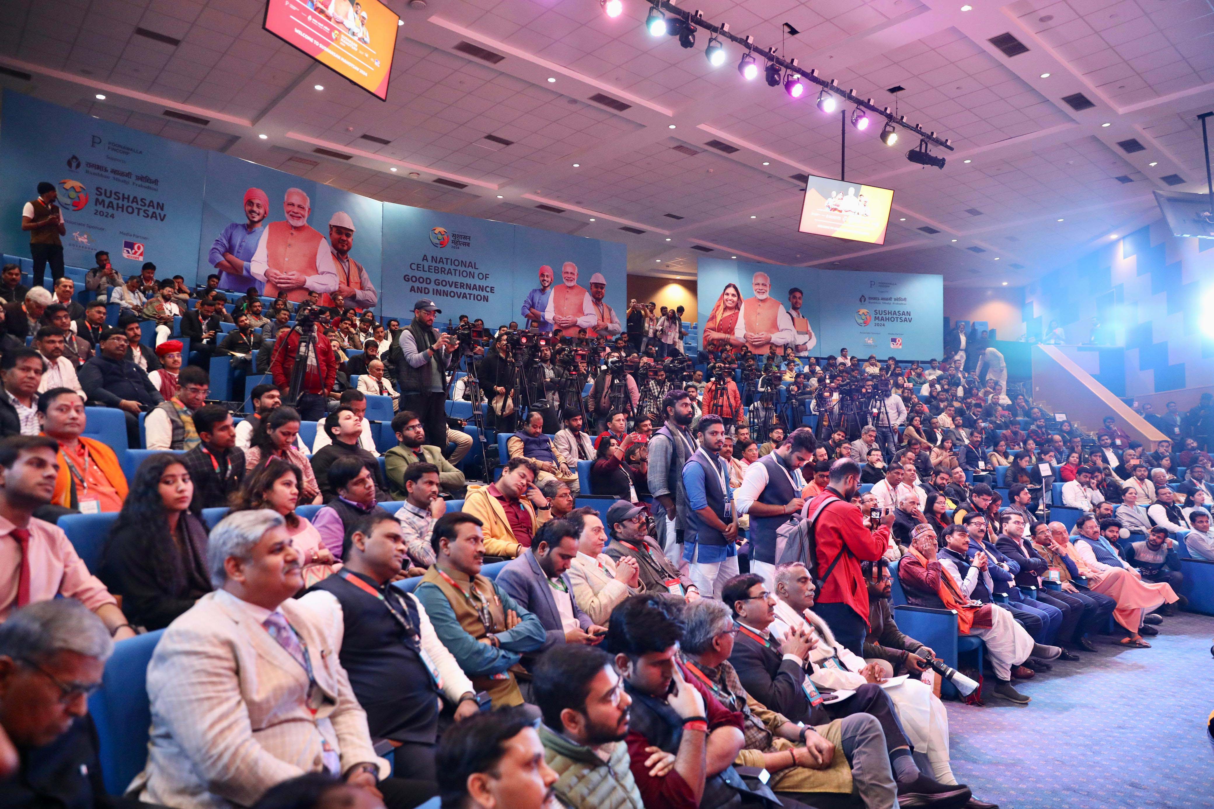 Bjp National President Shri J.p. Nadda While Addressing 