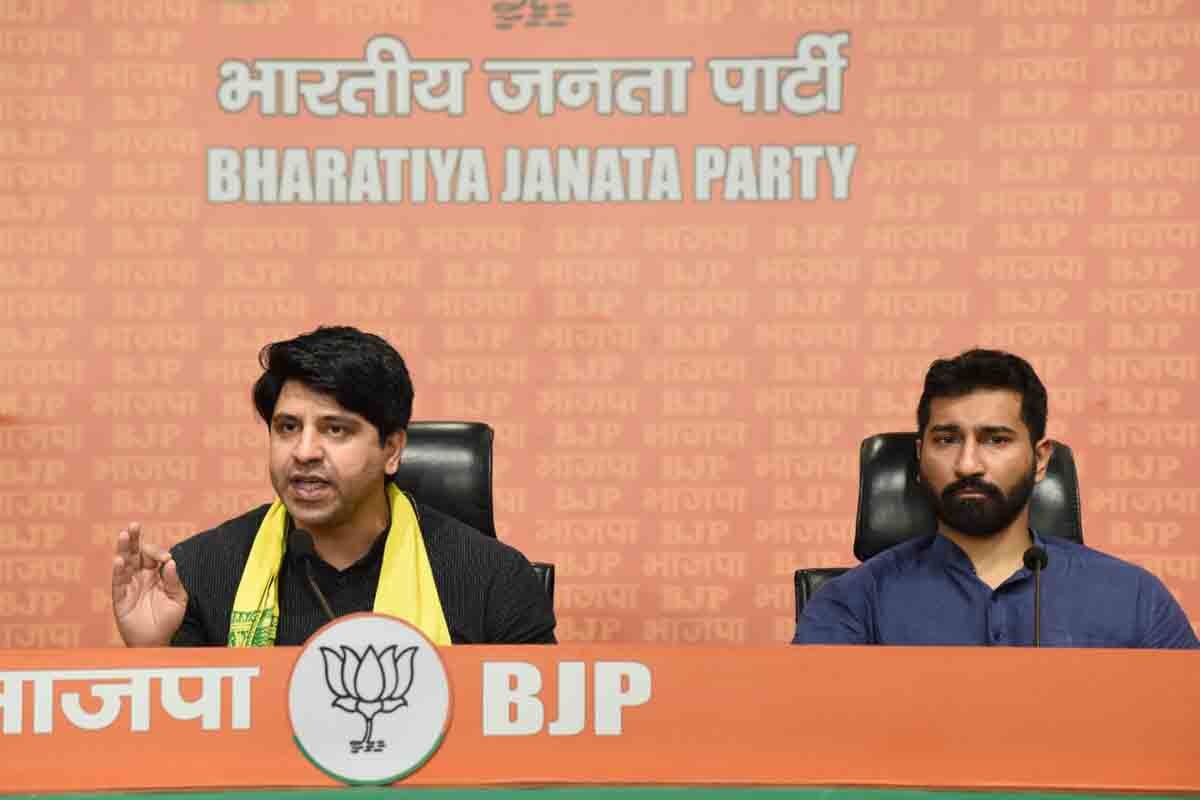 Joint press conference of BJP National Spokesperson Shri Shehzad ...