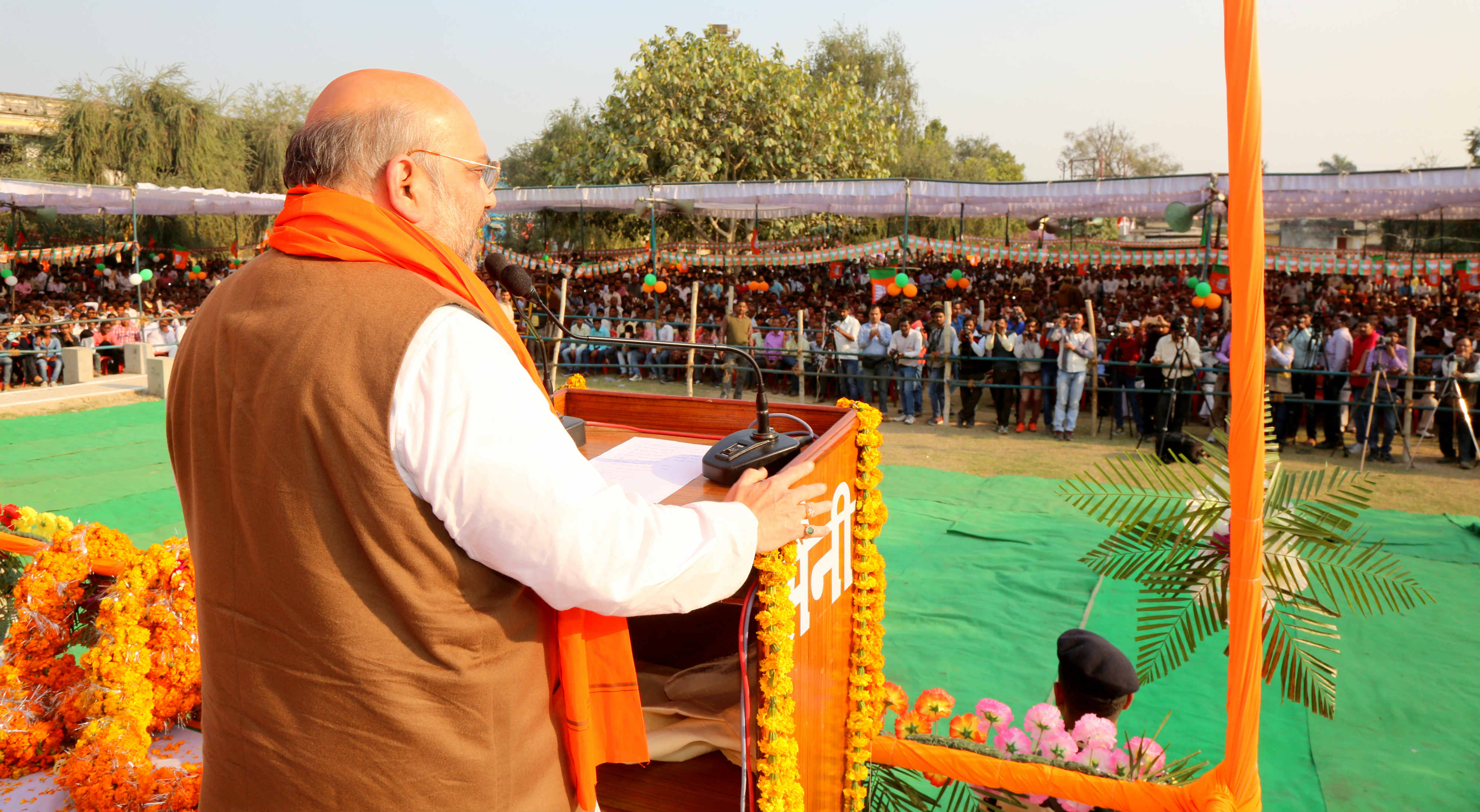 BJP National President, Shri Amit Shah laid the foundation stone of ...