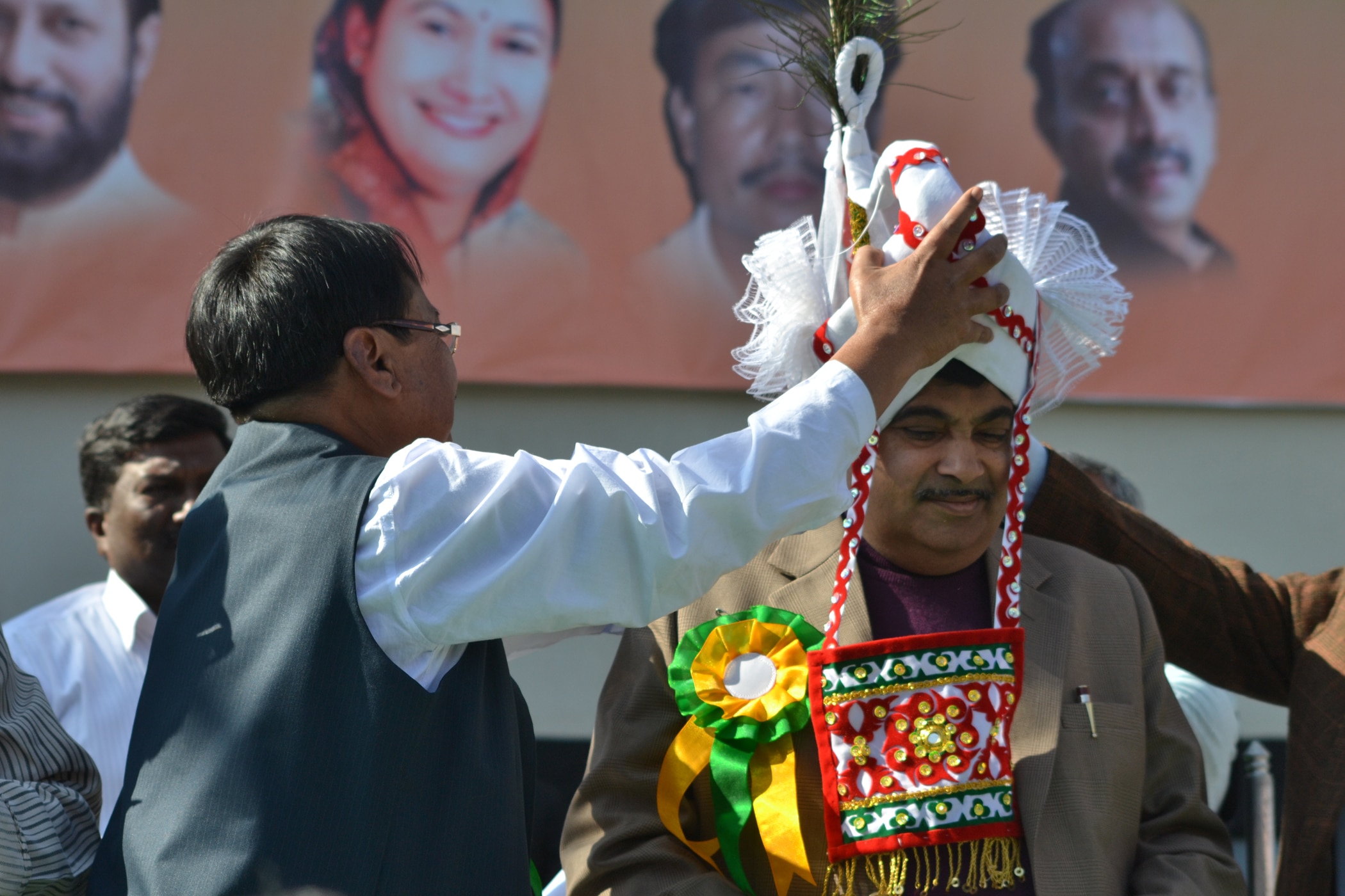 BJP President, Shri Nitin Gadkariji at public meeting in Imphal, Manipur on December 19, 2011