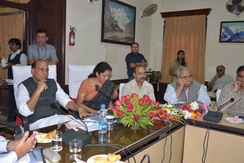 Sh Rajnath Singh at farmers representatives meeting for suggestions to BJP on Agriculture Policy at PUSA on October 30, 2010