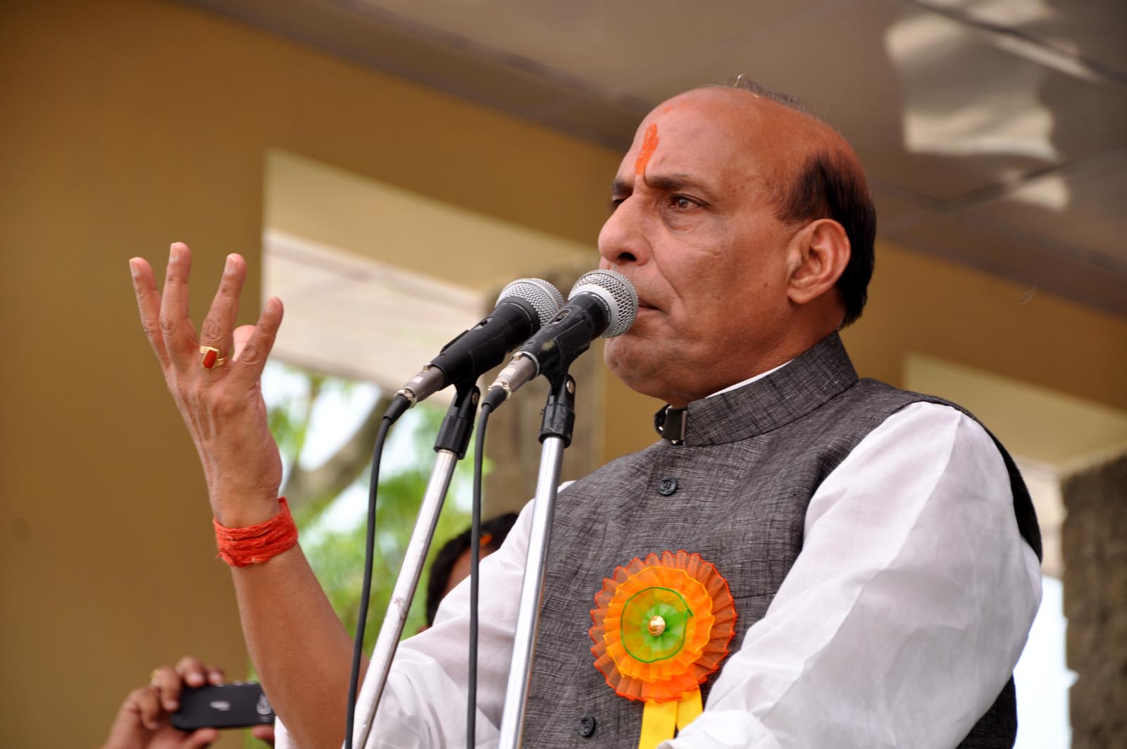 Shri Rajnath Singh addressing the Mahila Morcha Rally in Sundernagar, Himachal Pradesh on April 30, 2011